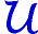 U